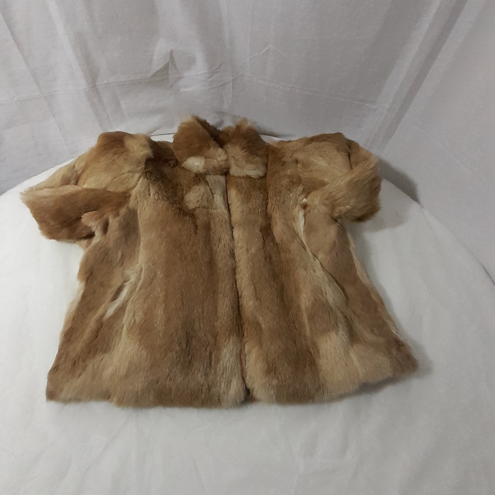 Rabbit Half Cut Coat Jacket
